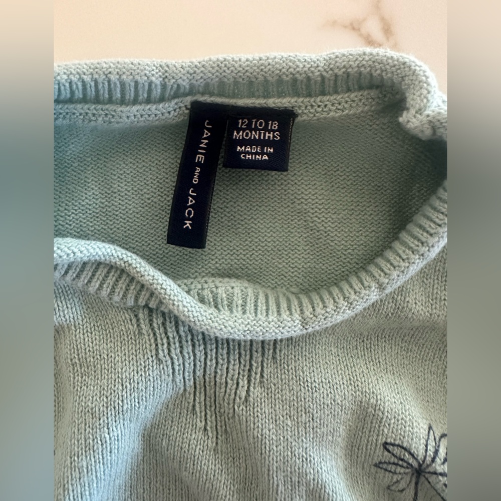 Janie and Jack Knit Sweater – 12–18 Months - Picture 4 of 4